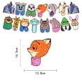 thumbnail image 6 of Zootopia Theme Cartoon style Birthday Decoration Kits，Party Supplies，Including Banner, Balloons, Cake Toppers, Cupcake Toppers，Background Flag., 6 of 6