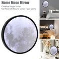 thumbnail image 2 of Inicio Espejo de luna Espejo de maquillaje Marco de madera Brillo USB ajustable yeacher espejo, 2 of 7