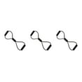 thumbnail image 3 of Guardoinrt Resistance 8 Word Chest Expander Rope Workout Muscle Fitness Rubber Elastic Black 3Set, 3 of 6