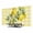Yellow, variant on Indoor Elastic TV Cover, Yellow Lemon Dust Proof TV Screen Slipcover Protection, Summer Farmhouse Fruits Birds Leaves Plaid Stretch Waterproof Monitor Fitted 24" TV Covers for Inside