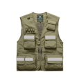 thumbnail image 3 of Chaleco reflectante de verano, ropa de trabajo de seguridad, uniforme de equipo de rescate con logotipo impreso, camiseta sin mangas informal aplicable a escenas, 3 of 5