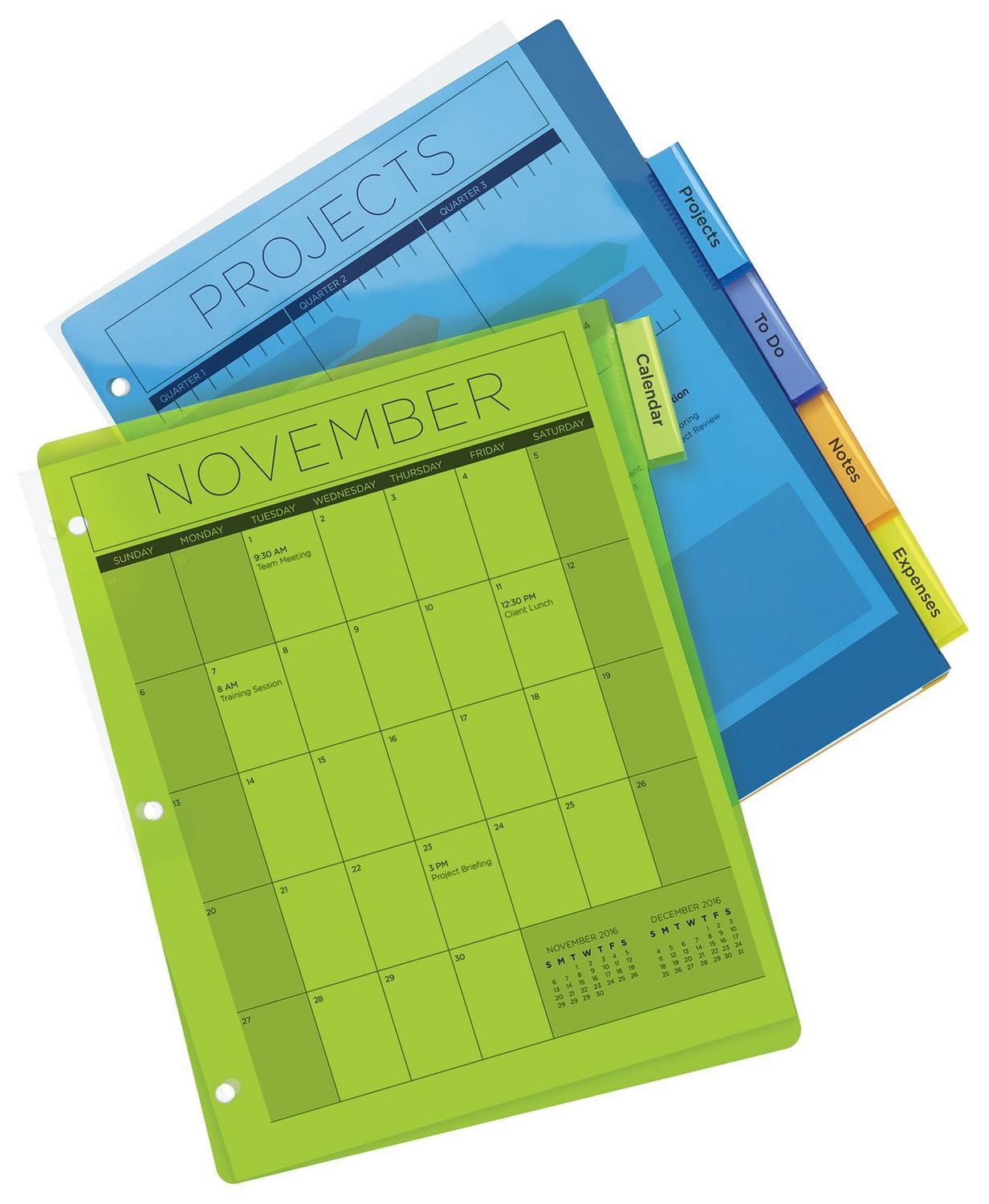 Avery Big Tab Insertable Plastic Dividers, 9¼" x 11⅛", 5 Tabs, 1 Set - 11900