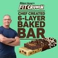 FITCRUNCH Mint Chocolate Chip, High Protein Baked Bar, 16g Protein, 5ct