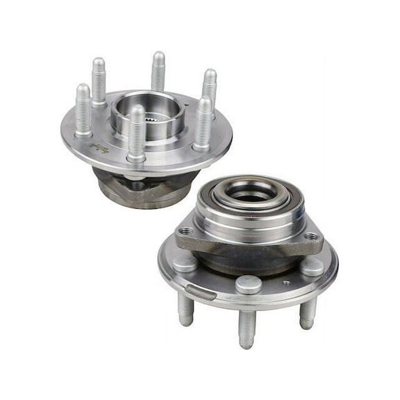 Wheel Bearing Hub Assembly - Set of 2 - Front or Rear - Compatible with 2010 - 2016 Cadillac SRX AWD, FWD 2011 2012 2013 2014 2015