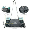 thumbnail image 6 of WATERFLY Unisex Large Capacity Hiking with Bottle Holder Nylon Fanny Pack Waist Bag,Gray, 6 of 6