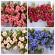 thumbnail image 1 of 17 flores decorativas de ratán rosa flor artificial de ratán flor artificial de ratán tubo de aire acondicionado techo de ratán, 1 of 5