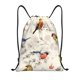 thumbnail image 1 of Fotbe Little Birds Bolsa Mochila con Cordón Estampada, Bolsa de Gimnasio Deportiva, Bolsa Cinch, Bolsa con Cordón para Hombres y Mujeres-Medium, 1 of 6