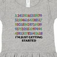 thumbnail image 4 of Inktastic I'm Just Getting Started- Pi Day Colorful Numbers Girls Toddler Dress, 4 of 5