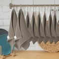 thumbnail image 2 of PiccoCasa Cotton Waffle Weave Kitchen Dish Hand Towels Set 8PCS Brown, 2 of 7