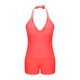 thumbnail image 4 of Mujeres Más Tamaño Manga Larga Tops Casual Color Sólido Blusa con Correa Ajustable de Espalda Y Bralette Incorporado, Poliéster Suave para el Uso Diario de Primavera, 4 of 8