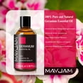 thumbnail image 5 of MAYJAM Geranium Essential Oil, 100% Pure Geranium Oils for Aromatherapy and Diffuser - 3.38 Fl Oz, 5 of 8