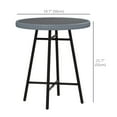 thumbnail image 3 of Outsunny Table d'Appoint en Osier pour Patio avec Plateau en Bois Plastique pour Arrière-Cour, 3 of 10
