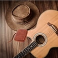 thumbnail image 1 of RENACLIPY Sturdy Brown Guitar Pick Holder Case for Guitar Ukulele Plectrum Storage and Organization, 1 of 8