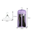 thumbnail image 7 of Home Textile Storage Proof Wig Bags with Transparent Zip Up Closure - Portable Holder for Multiple Wigs and Hanger for Storage, 7 of 7