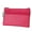 Rose Red, variant on Women Genuine Leather RFID Blocking Mini Wallet Key Ring Zip Coin Purse