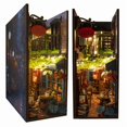 thumbnail image 1 of MiniAlley Book Nook DIY Kit - Dreamy - Miniature House Dollhouse Kit for Adult and Teens, Booknook Bookshelf Decor Alley Model Build with LED Light, Gifts for Family and Friends, 1 of 5