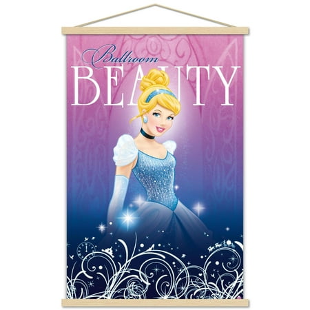 Disney Princess - Cinderella Wall Poster with Wooden Magnetic Frame, 22.375" x 34"
