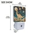 thumbnail image 4 of Yayeee LED Night Light for The Home Plug in With Light Sensors 2 Pack, Dinosaur at Night, 4 of 6