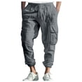 thumbnail image 1 of Zszcpp Wide Leg Pants Men'S Autumn Large Size Long Simple Drawstring Pocket Solid Loose Lounge Trousers Casual Trouser Linen, 1 of 5