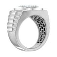 thumbnail image 2 of 1/2 Carat Men's Diamond Wedding Band Ring in 14K White Gold (Ring Size 5) (I1-I2 Clarity), 2 of 5