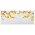 thumbnail image 1 of Yellow Kitchen Mat, Flower Tree Branches Bloom Blossoming in Spring Garden Sun Rays Nature Theme Home, Plush Decorative Kitchen Mat with Non Slip Backing, 47" X 19", Yellow Brown, by Ambesonne, 1 of 1