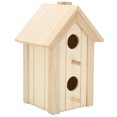 thumbnail image 1 of Birdhouse, Wood Birdhouse Durable Garden Birdhouse Wooden Bird House Crafting Birdhouse  For Garden For Backyard For Outdoor For Balcony ANGGREK Bird Feeding House, 1 of 8