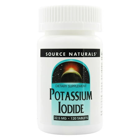 Source Naturals Source Naturals  Potassium Iodide, 120 (Best Natural Potassium Source)