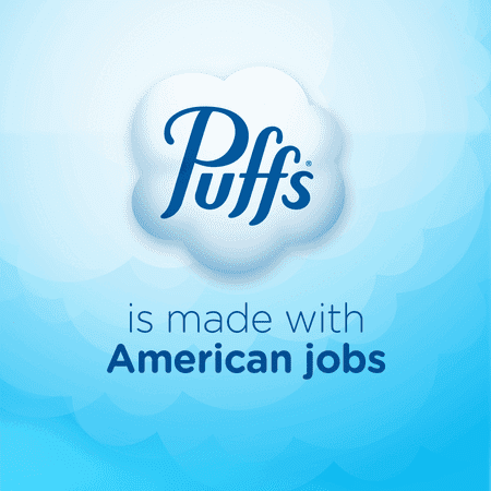 Puffs Plus Lotion with the Scent of Vick's Facial Tissue, 1 Family Size Box, 88 Tissues per Box,