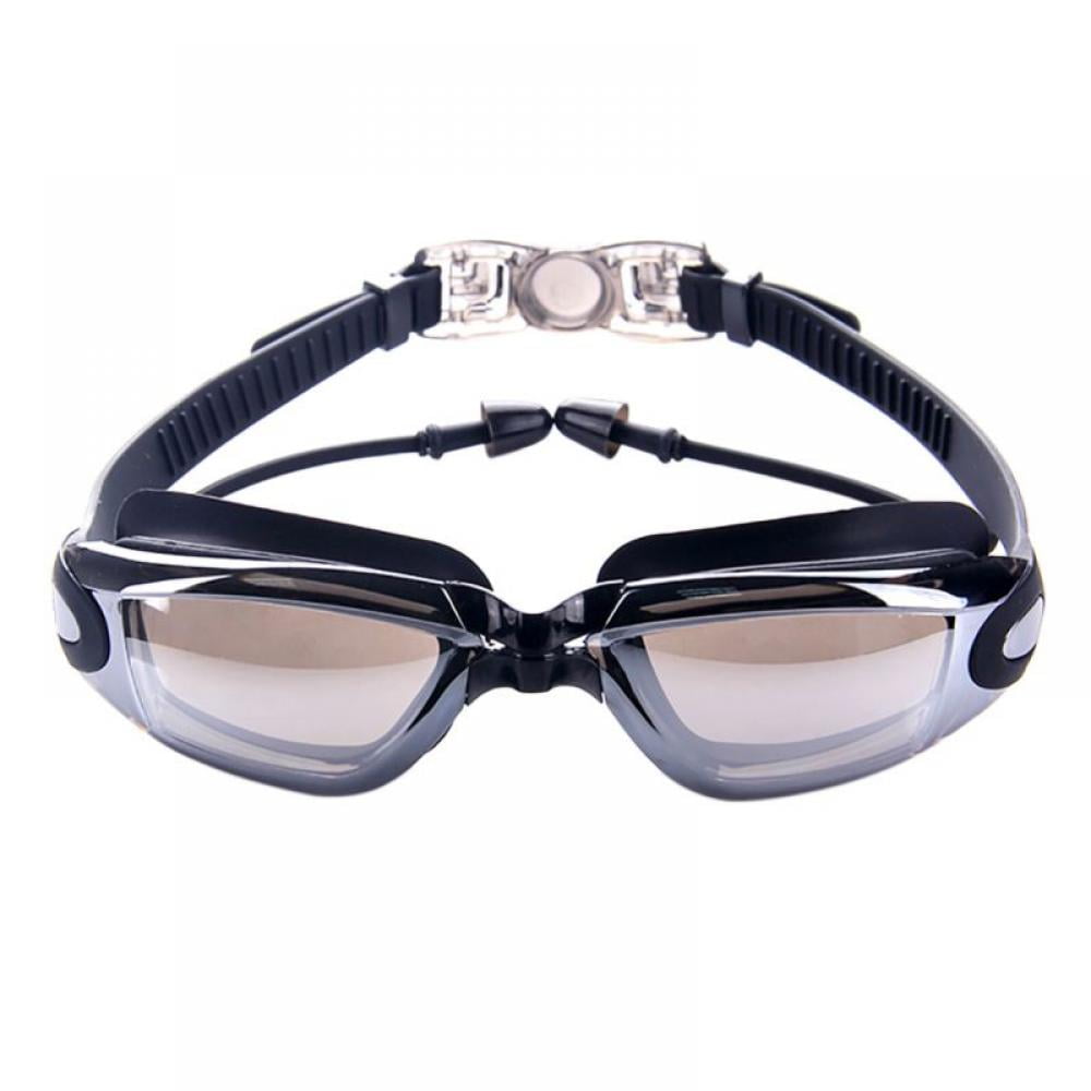 Swimming Goggles Anti-fog UV Swimming Glasses With Earplug Water Sports EyPTH 
