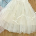 thumbnail image 5 of Ohufall Girls Tutu Skirts Summer Solid Color Breathable Mesh Party Dance Skirt Cute Casual Bow Knot A-Line Princess Skirts for Kids Girls, 5-13 Years, 5 of 7