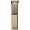 thumbnail image 2 of 5 1/2"W x 14"D x 22"H Crestline Smooth Corbel w/Backplate, Douglas Fir, 2 of 9