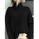 thumbnail image 4 of Suéter PRETTYGARDEN Otoño 2025 Tejido Grueso Negro Talla L, 4 of 6