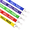 Assorted Colors, variant on 5 Pack - Hall Pass Lanyards with Safety Breakaway Clasp - High Visibility Printed Neck Straps for School ID Badges & Custom Passes, Soft, Durable, Comfortable & Safe for Students (Purple)