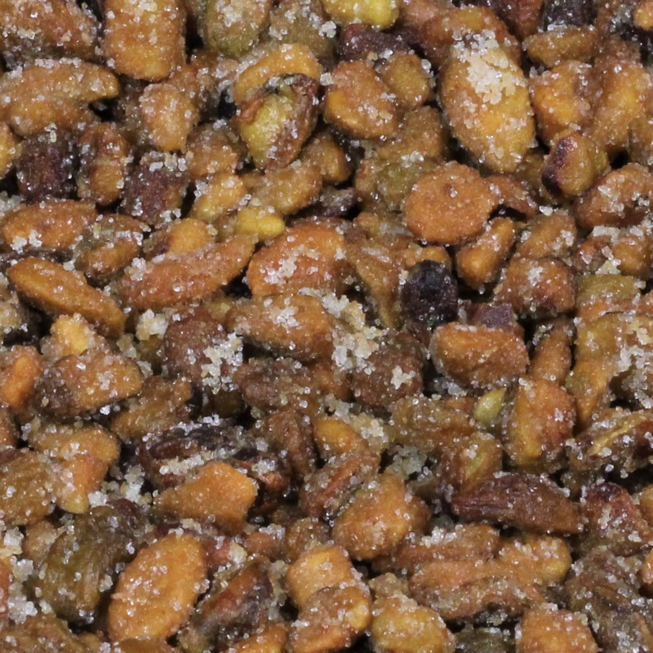 BBQ Honey Roasted Pistachio Shelled, No Shell by It's Delish, 10 lbs Bulk  Gourmet Pistachio Shelled, No Shell in Honey Sugar Coating and Barbecue Seasoning, Sweet & Savory Seed Snack - Vegan,...