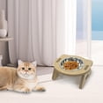 thumbnail image 6 of oshhnii Cat Bowl Stainless Steel Elevated Portable Food and Water Pet Bowls single bowl, 6 of 9