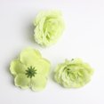 thumbnail image 3 of 10 Uds 7 cm cabezas de rosas de Seda artificial para decoración verde, 3 of 8