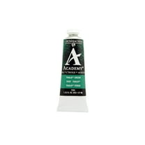 Grumbacher Academy Oil Color, 37ml Tube, Thalo Green Blue Shade
