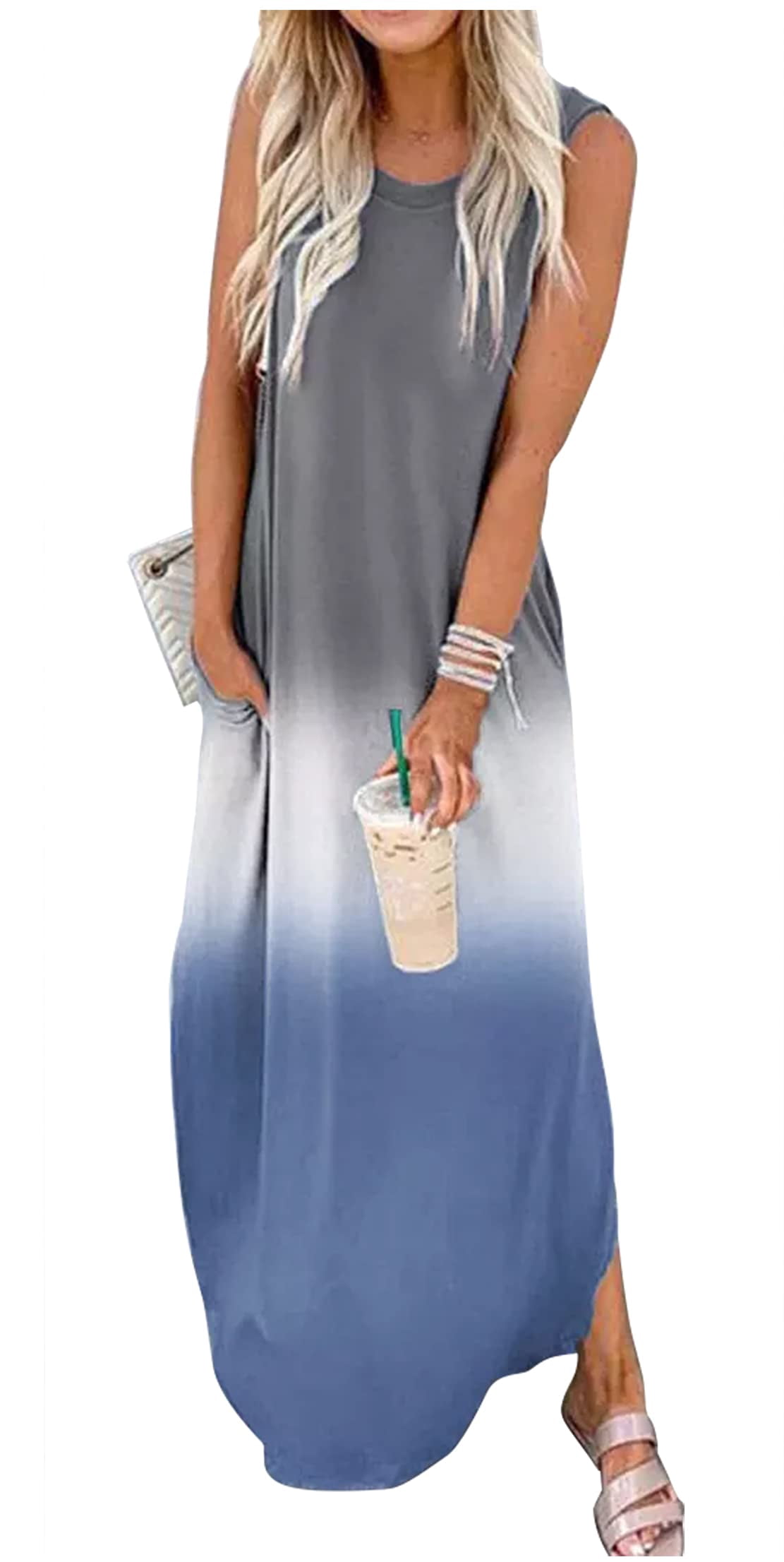 Good Vibes Rainbow Pocket Sleeveless 
