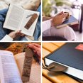 thumbnail image 6 of 4 pc 4Pcs Book Reading Leather Bookmark Fairytales Bookmark for Women Men 2×7inch Vintage Wildflower Butterfly Book Page Markers for Book Lovers Readers Writers Gifts, 6 of 9