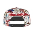 thumbnail image 4 of Balery Baseball Cap Flat Bill Hats for Men Adjustable Size for Running Workouts and Outdoor Activities All Seasons Dad Hat(Colorful Mushrooms (2) ), 4 of 9