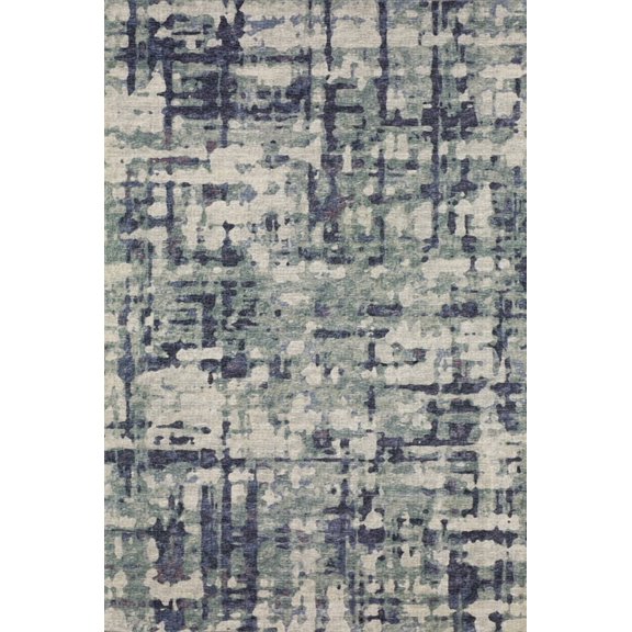 Dalyn Brisbane Area Rug BR5 Br5 Eggplant Eggplant Rows Lines 5' x 7' 6" Rectangle