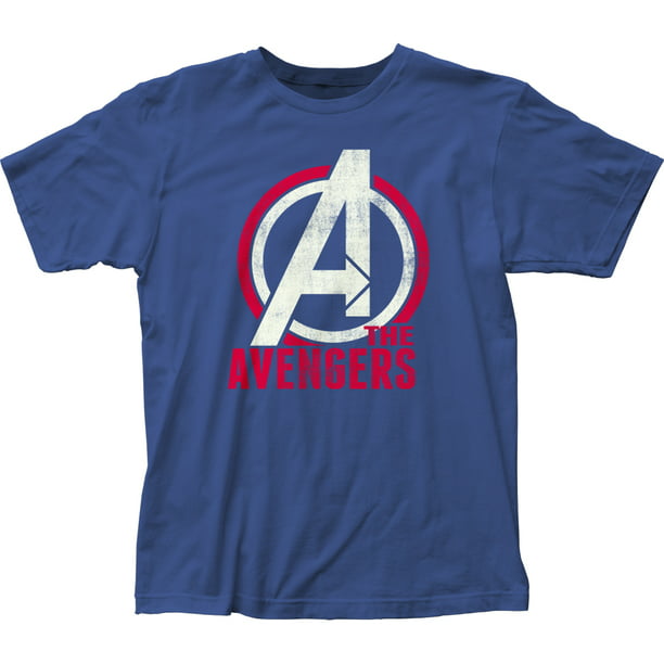 The Avengers - The Avengers Superheroes Marvel Comics Logo Adult Fitted ...