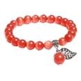thumbnail image 1 of Pulsera Piedra Ojo de Gato Hugo Naranja, 1 of 10