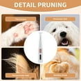 thumbnail image 6 of Pet Micro Precision Trimmer, Multifunctional Pet Hair Trimmer Waterproof Rechargeable Shaver with LED Light for Paws Eyes Ears Face Buttocks for Large/Small Dogs and Cats, 6 of 6