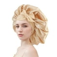 thumbnail image 1 of Decodeary Satin Ribbon Round Hat Versatile Life Helper Comfortable And Breathable golden, 1 of 6