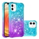 thumbnail image 1 of Funda para iPhone 12 Transparente con Brillos Carcasa Protectora Antigolpes con Glitter Brillante, 1 of 5