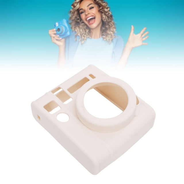 Instant Camera Silicone Case Scratch Resistant Shockproof Protective Cover for Outdoor Photography