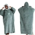 thumbnail image 6 of Oversized Hoodie Sweatshirt Wearable Blanket, Super Soft Warm Comfortable Blanket for Women Men Best Gift with big Pocke Warm clothing, 6 of 11
