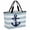Navy blue light blue, variant on Navy Blue Striped Beach Bag for Women, Large Breathable Mesh Beach Tote Bag, Blue Anchor Nautical Farmhouse Sandproof Lightweight Travel Bags for Vacation Picnic Swimming Pool 15.7"x15.7"x9.1"