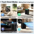 thumbnail image 6 of FMUKL Air Purifier, HEPA Air Purifier for Home Large Room Up to 1695 ft² in 1 Hr, Dual H13 Filters with 99.97% Filtration, PM2.5 Monitor, Ultra-Quiet, Multi-Mode for Dust, Pet Odor & Allergies, Black, 6 of 8